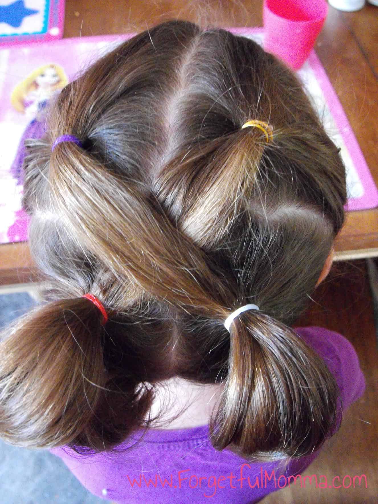 school hair little girls