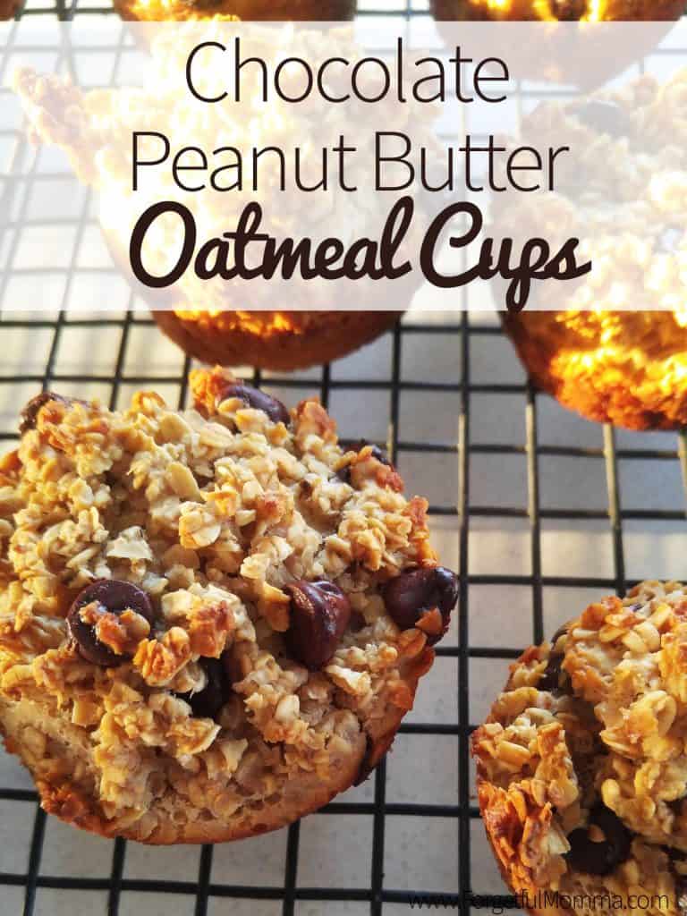 Chocolate Peanut Butter Oatmeal Cups Momma
