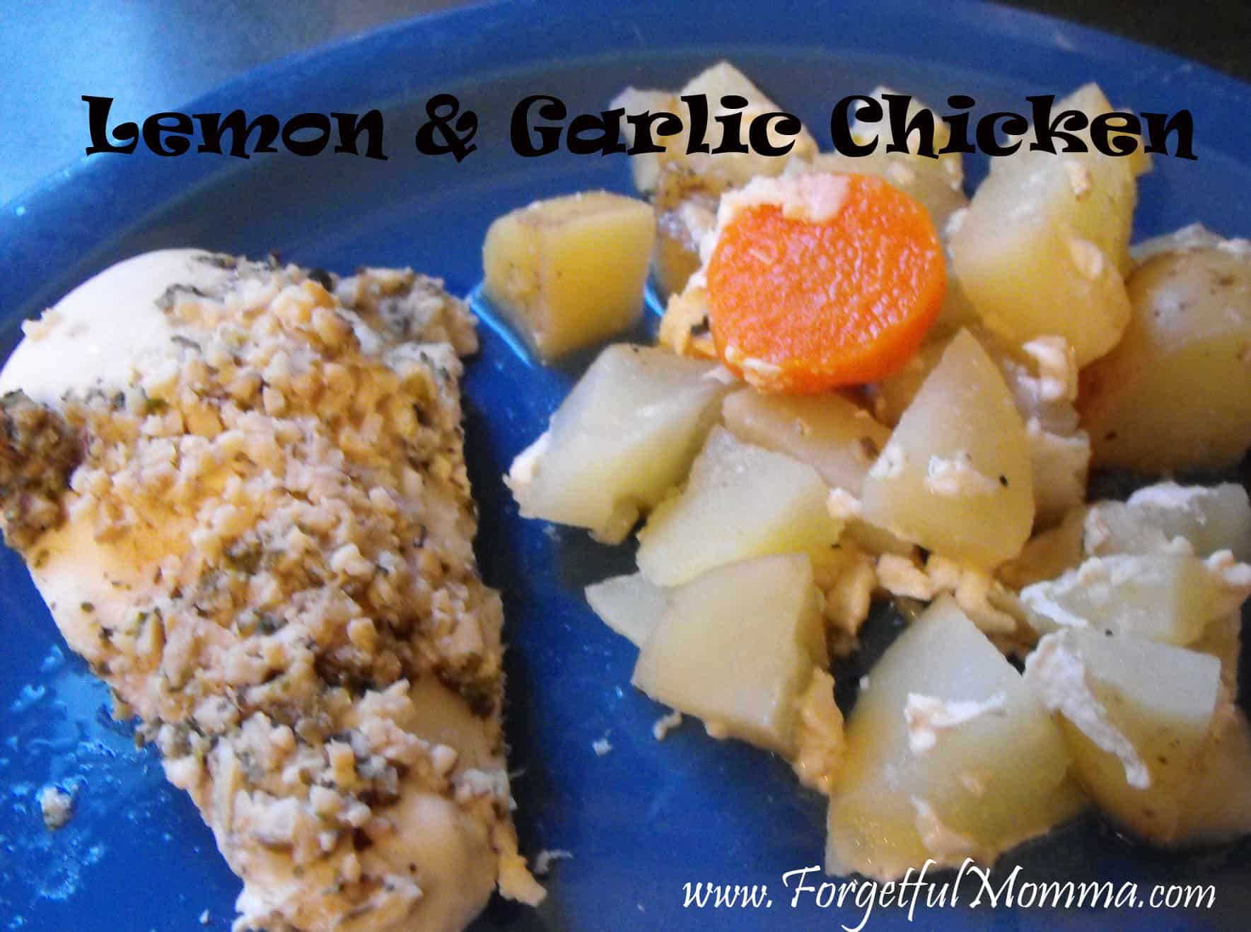 lemon garlic chicken & veggies