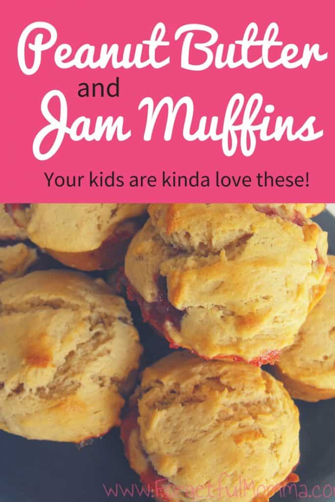 Peanut Butter and Jam Muffins - Not Your typical PB&J!