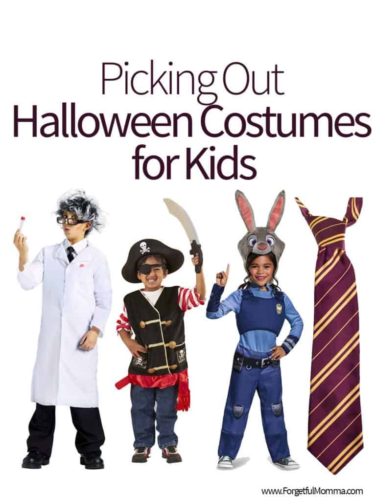 Picking Out Halloween Costumes for Kids