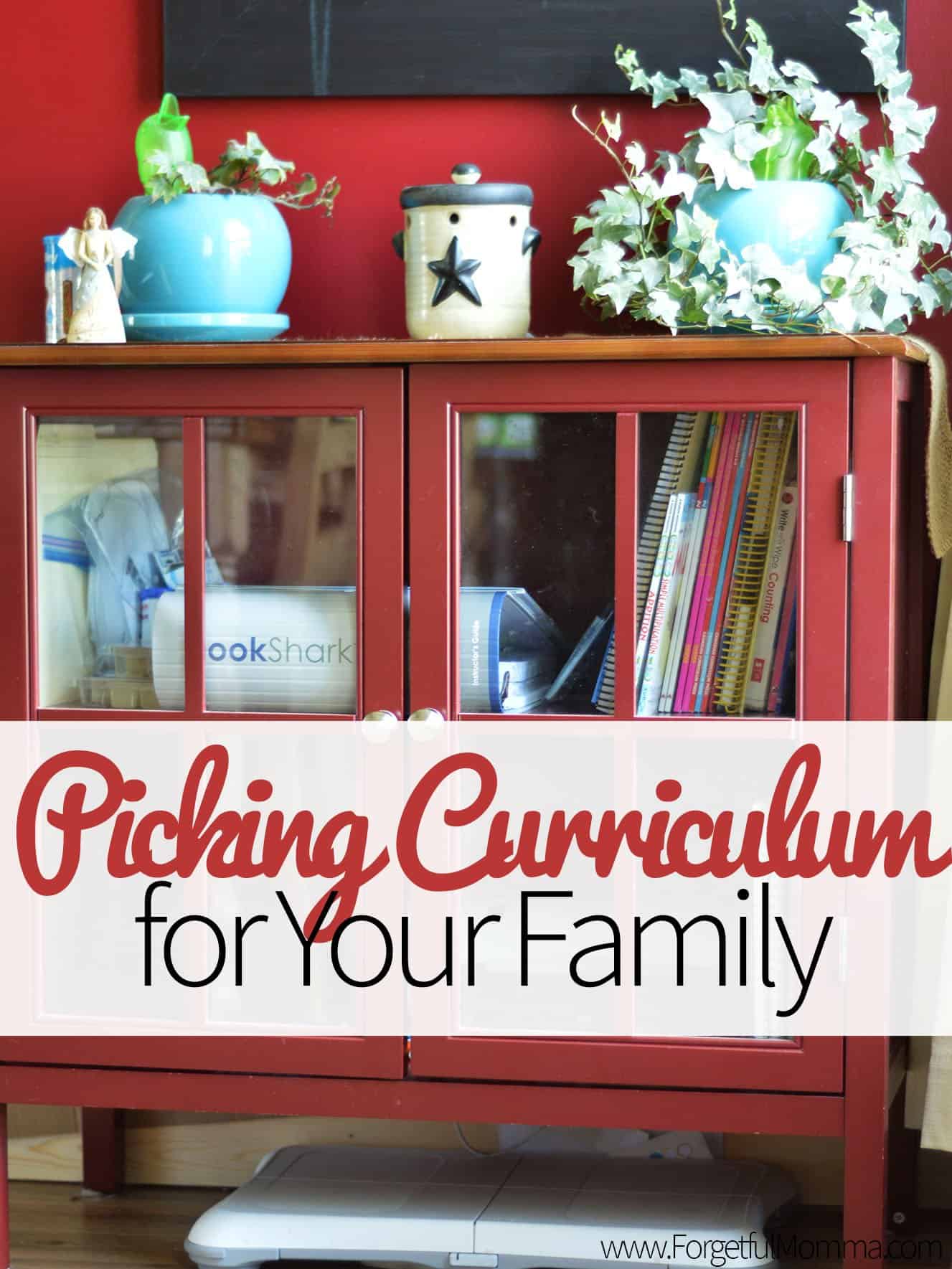 Picking Curriculum for Your Family