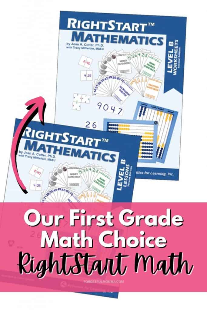 Our First Grade Math Choice - RightStart Math