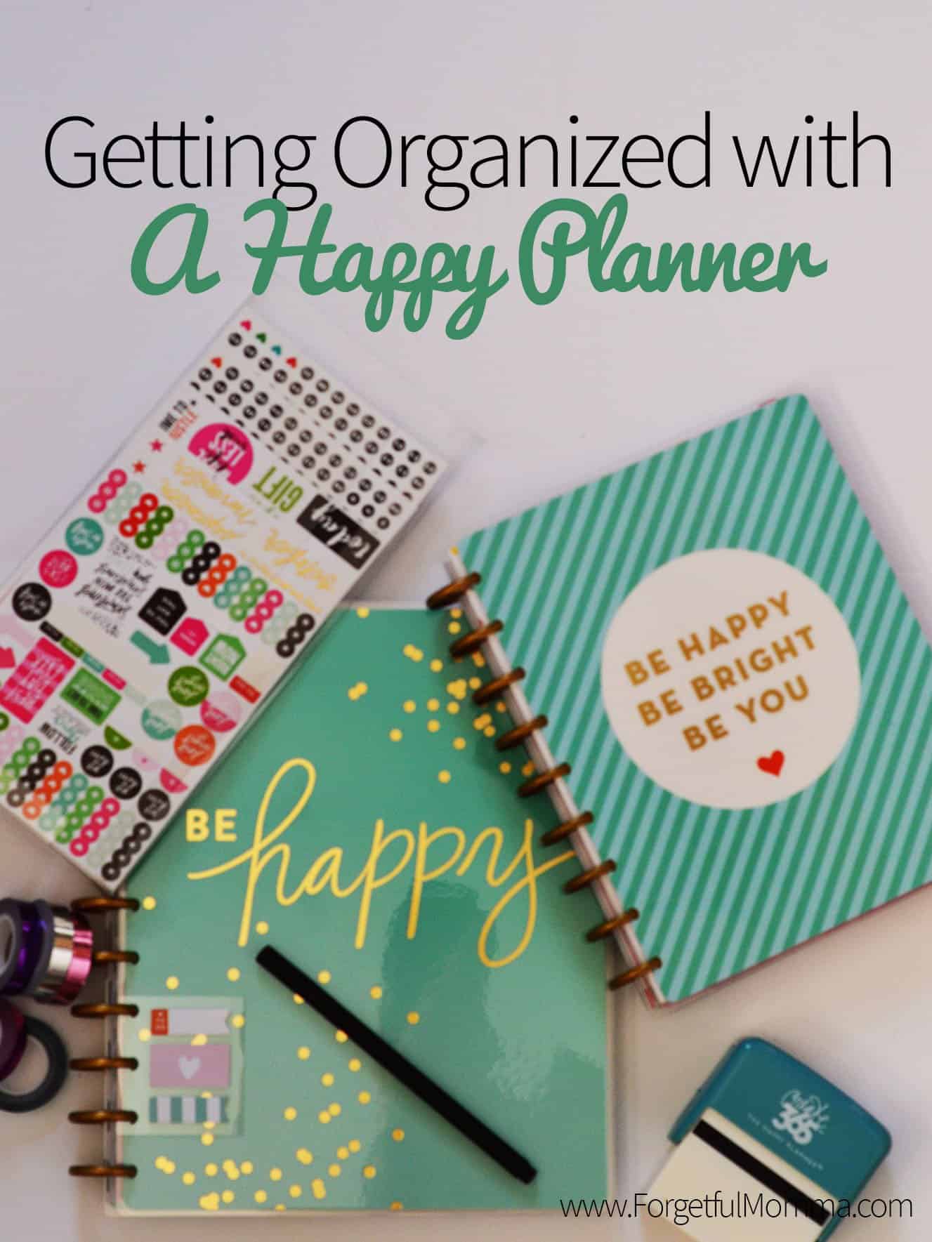 Getting Organized with A Happy Planner