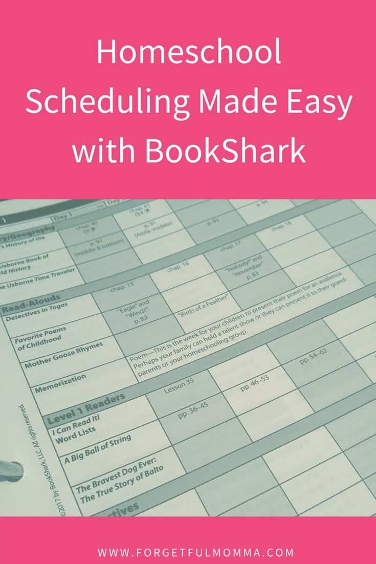 Homeschool Scheduling Made Easy with BookShark