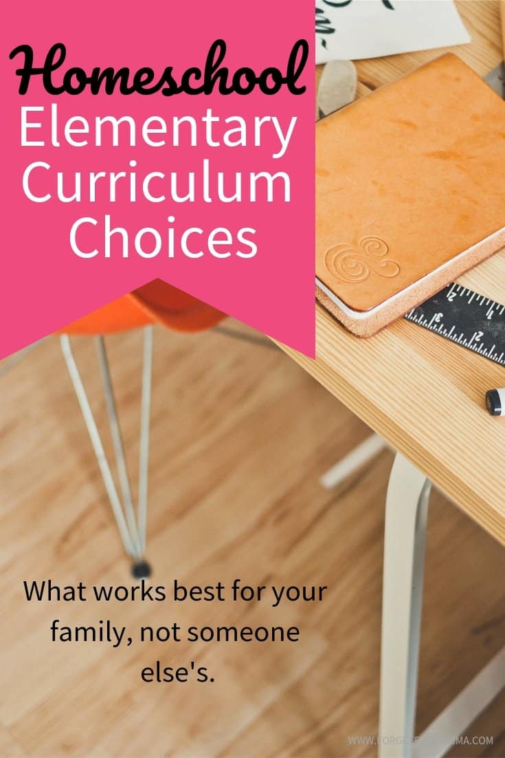 Thinking about Elementary Curriculum Choices for Your Family