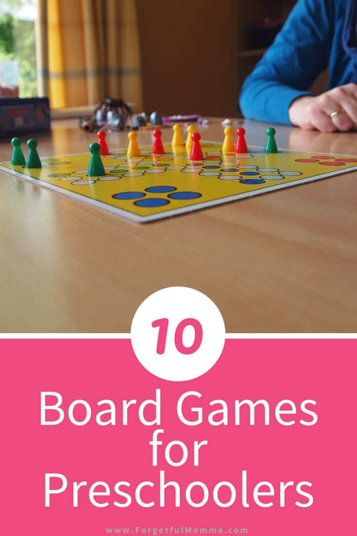 10 Board Games for Preschoolers