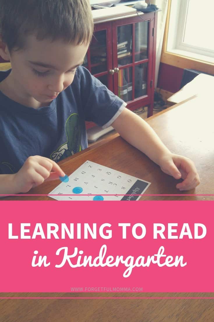 Learning to Read in Kindergarten