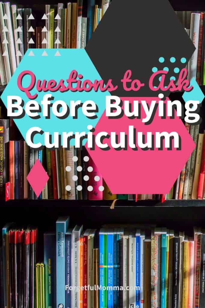 Questions to Ask Before Buying Curriculum
