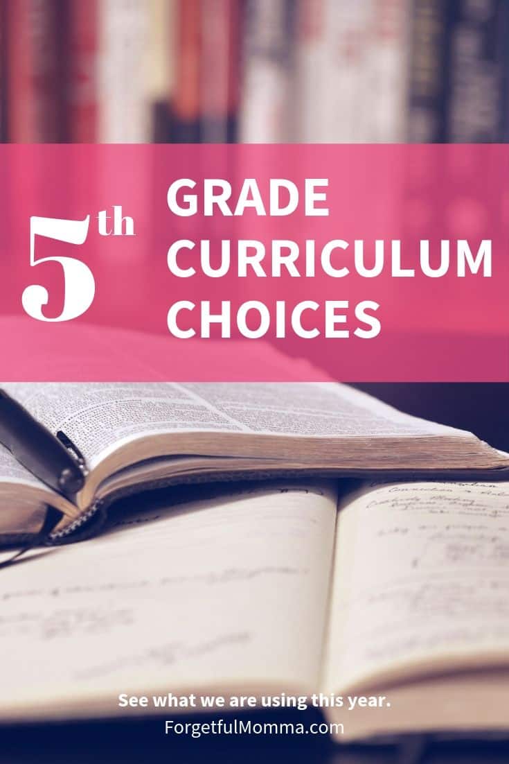 Our Grade 5 Curriculum Choices for 2019-2020