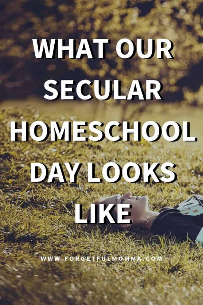 What our Secular Homeschool Day Looks Like