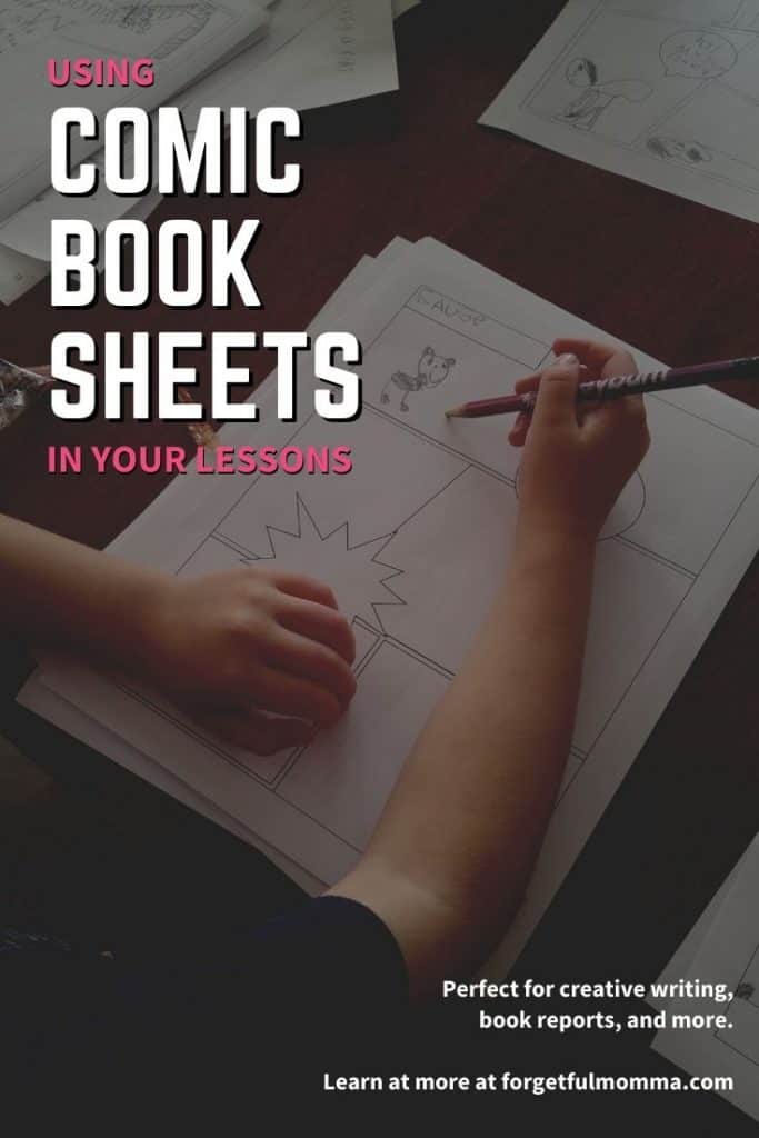 Using Comic Book Sheets in Your Lessons