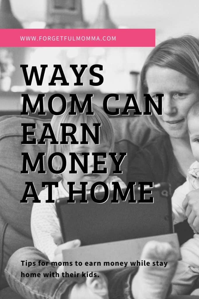 How A Homeschool Mom can Earn Money