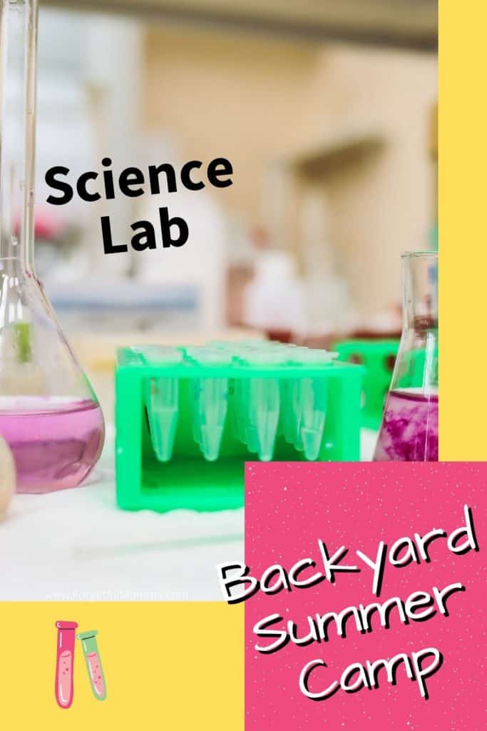 Backyard Summer Camp: science lab