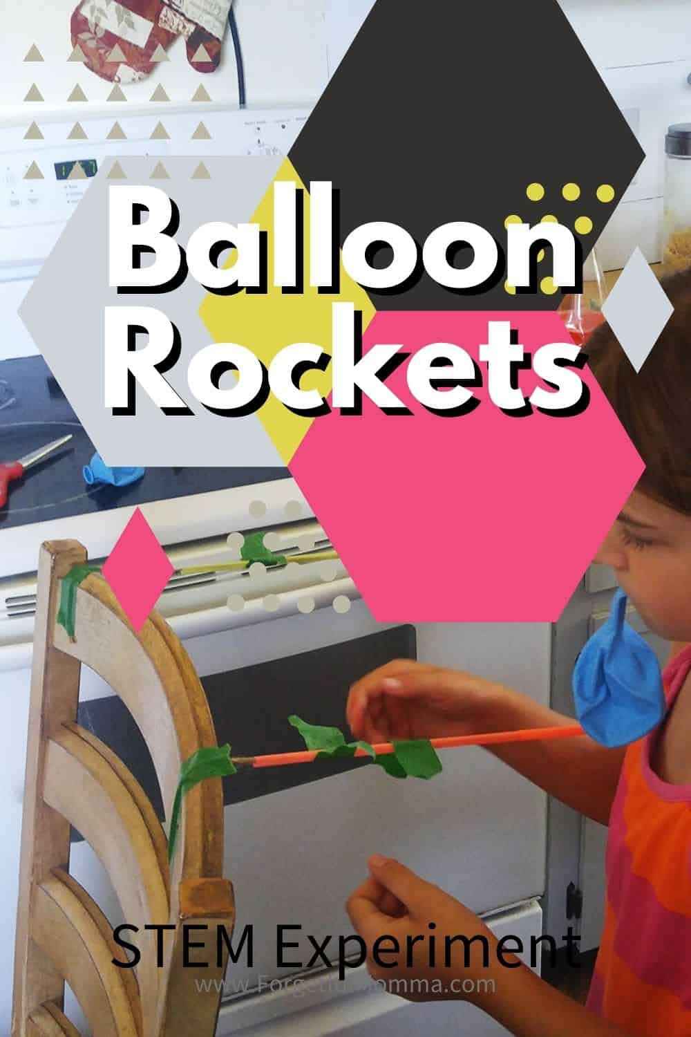Balloon Rockets STEM Experiment - Forgetful Momma