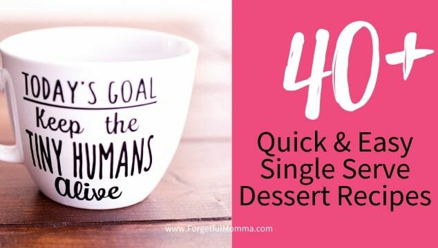 Quick and Easy Single Serve Dessert Recipes - mug