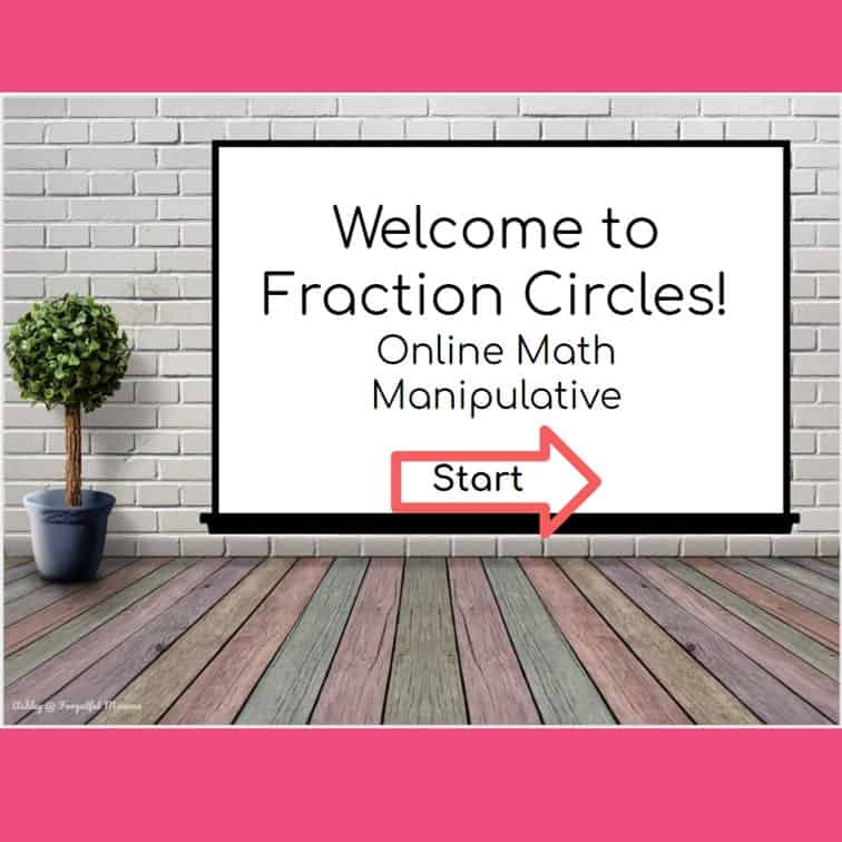 interactive notebook digital - Welcome to Fraction Circles