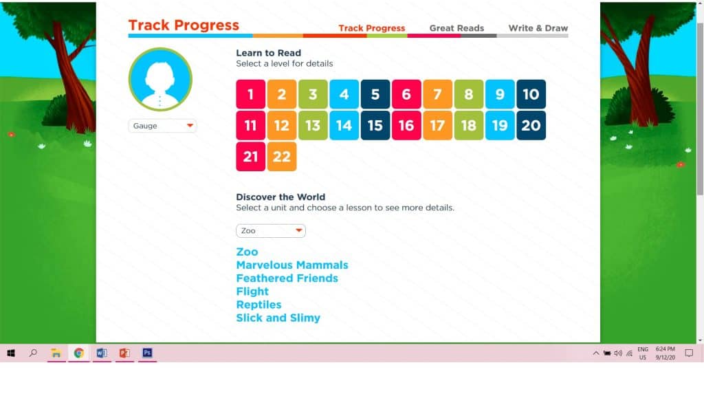HOMER for Homeschool Early Literacy Skills- track progress