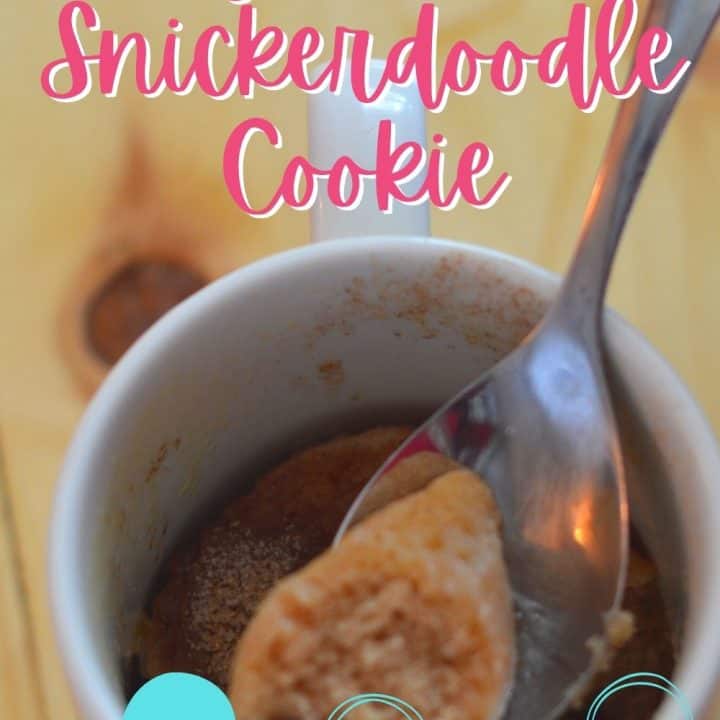 Snickerdoodle Cookie - quick and easy desserts for one