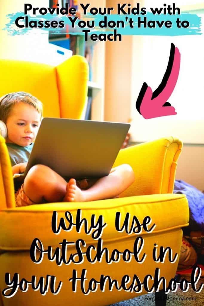 Why Use OutSchool in Your Homeschool - child in yellow child using laptop