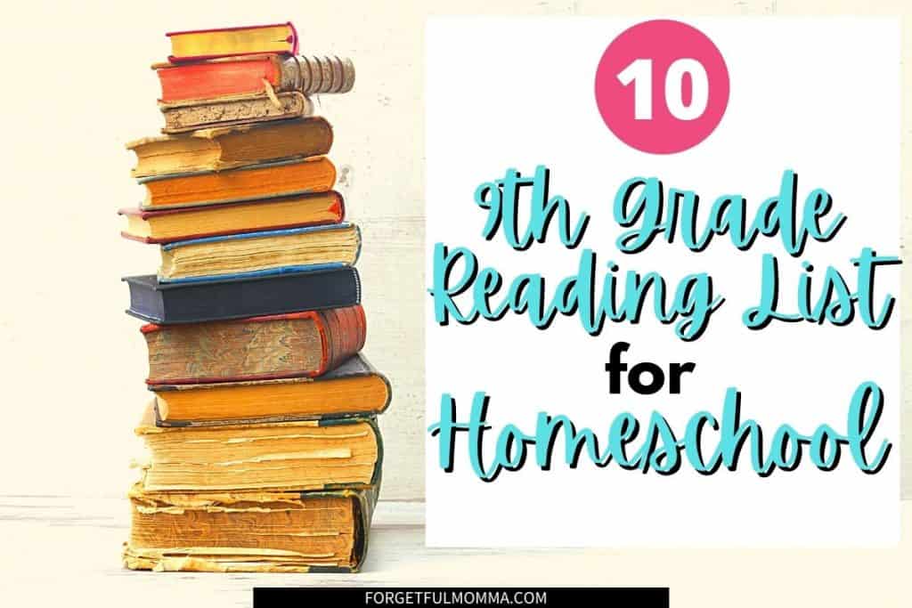 9th Grade Reading List for Homeschool